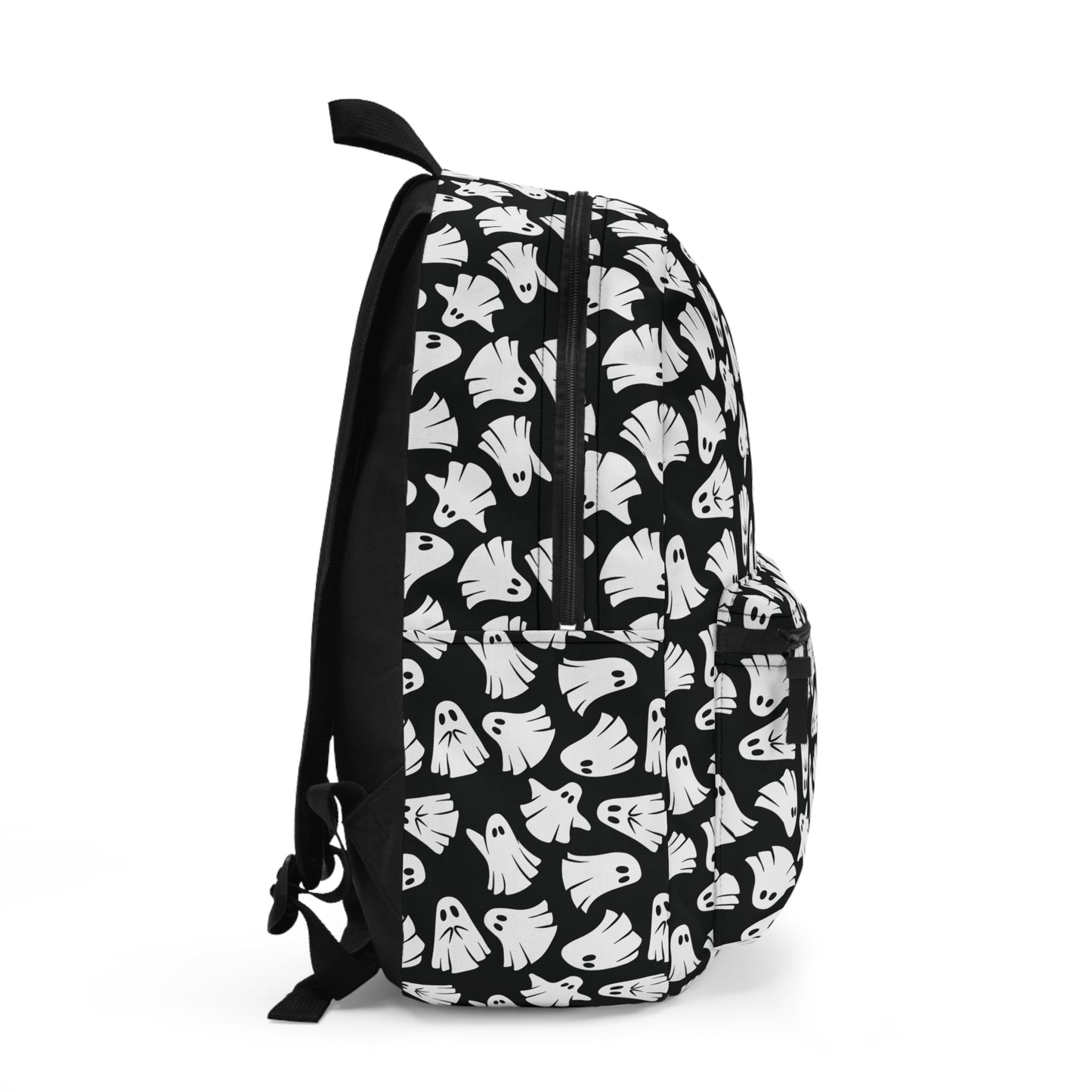 Boo - Ghosts - Halloween - Black 000000 - Backpack