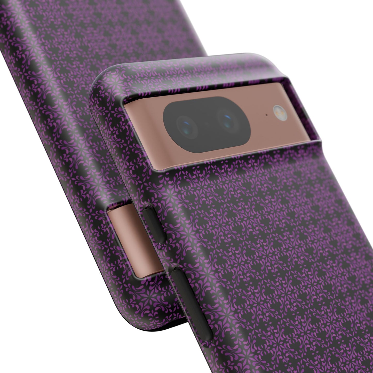 Vibrant Kaleidoscope - Purple - Black - Tough Cases