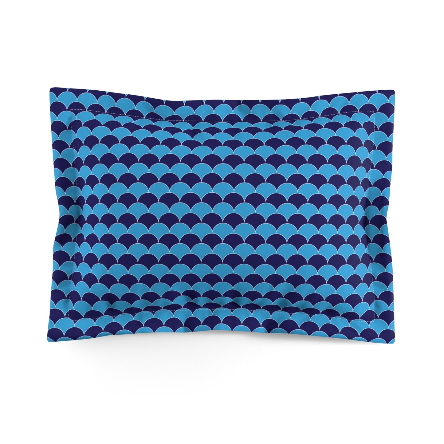 Blue Fans - Microfiber Pillow Sham