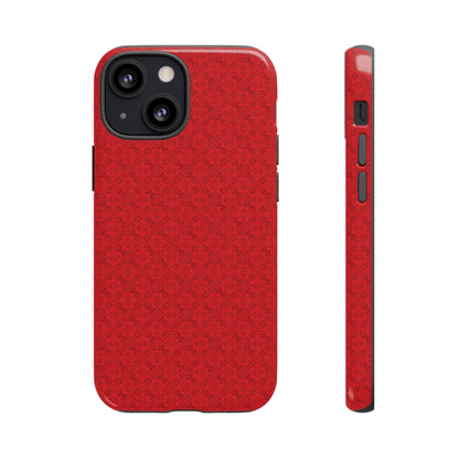 Vibrant Kaleidoscope - Red - Scarlet - Tough Cases