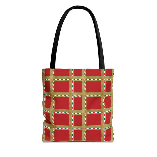 North Pole Plaid - Tote Bag