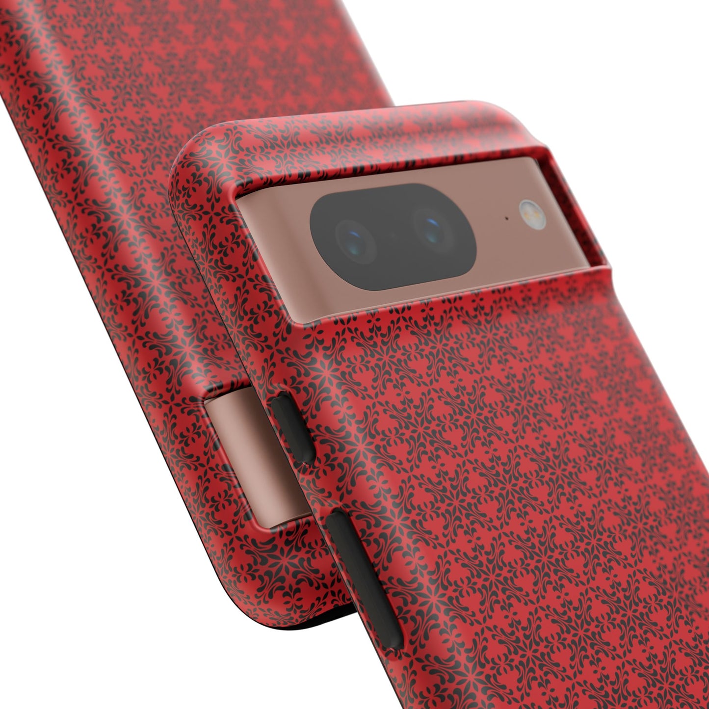 Vibrant Kaleidoscope - Black - Scarlet - Tough Cases