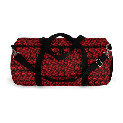 Letter Art - I - Black 000000 - Duffel Bag