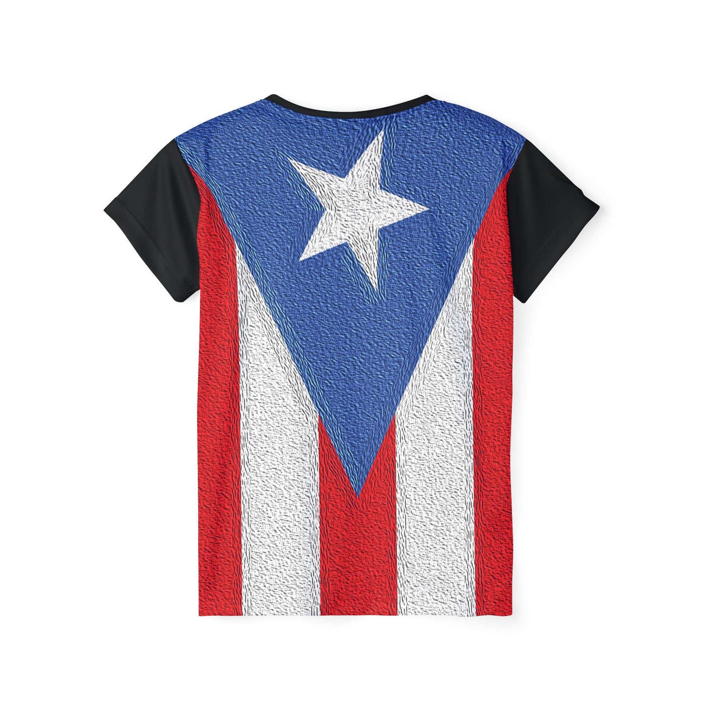 Celebrate Puerto Rico - Black 000000 - Women's Sports Jersey (AOP)