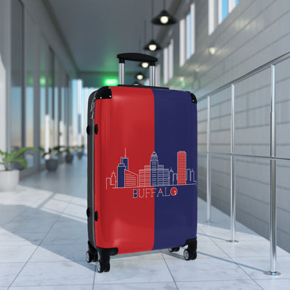 Buffalo - Red White and Blue City series - Suitcase