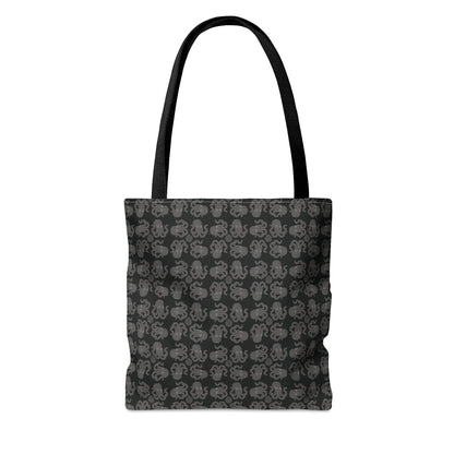 Octopie - Gray - Black 000000 - Tote Bag