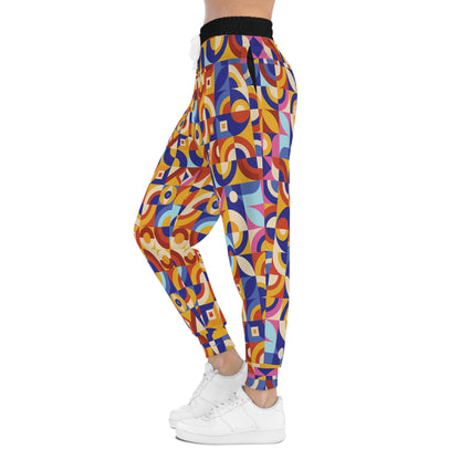 Bold Geometric pattern - Athletic Joggers