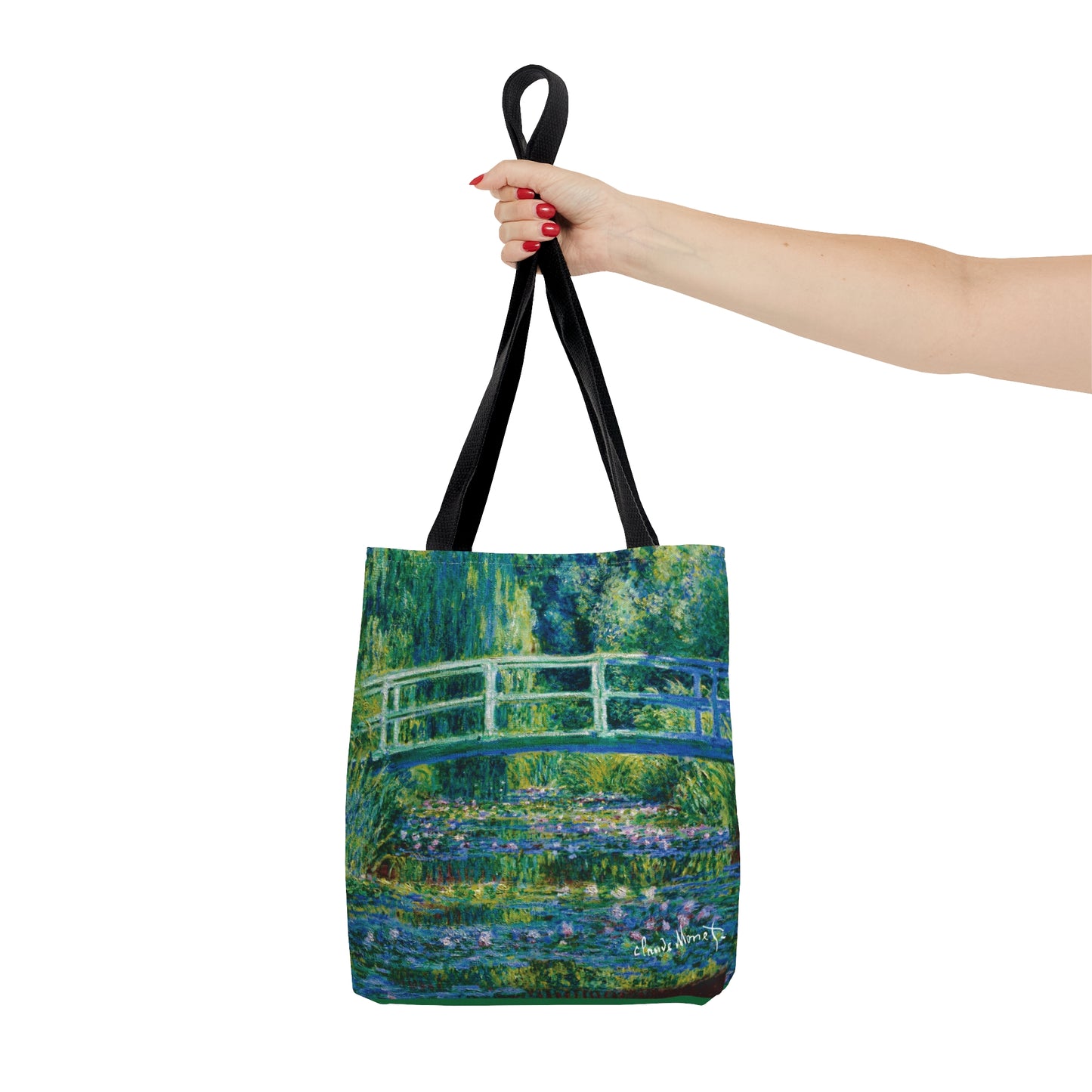 Water Lilies and Japanese Bridge -1899 - Claude Monet - Tote Bag