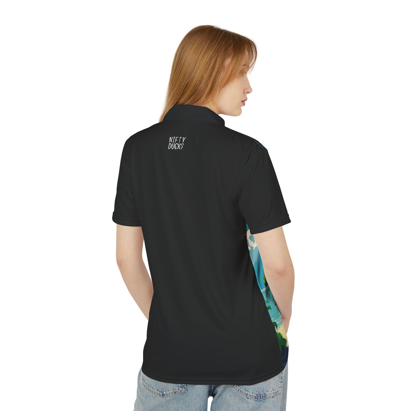 Krabi Thailand - Black - Unisex Polo Shirt