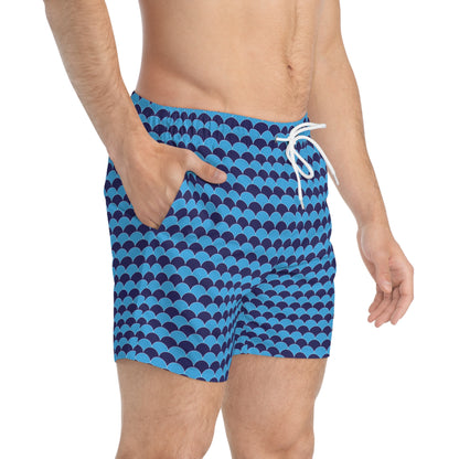 Blue Fans - Swim Trunks