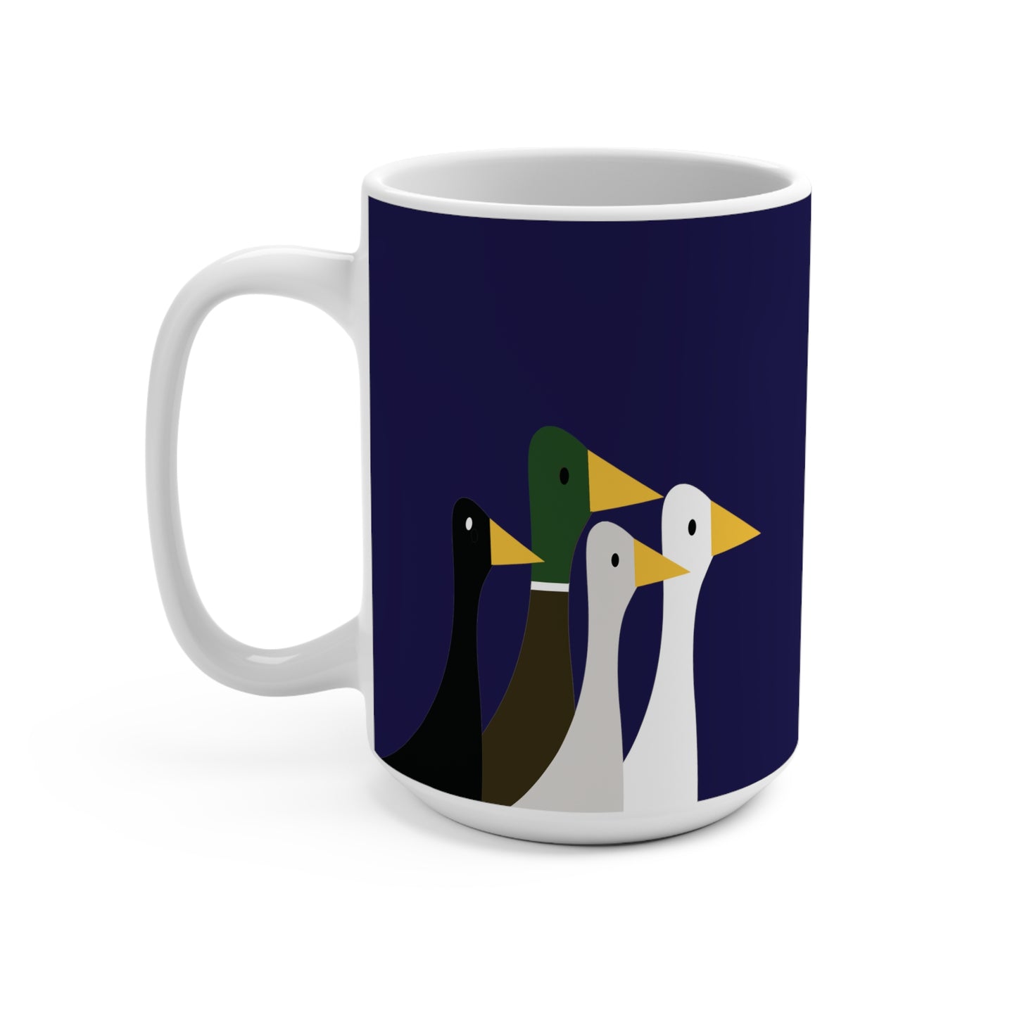 Take the ducks with you - Cetacean Blue 0c134f - Mug 15oz