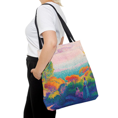 Henri Edmond Cross - Two Women by the Shore, Mediterranean - 1896 - Tote Bag