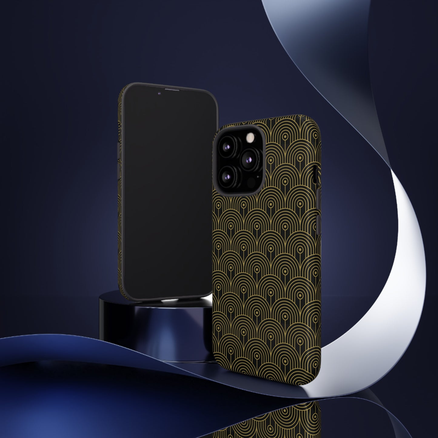 Art Deco 10 - Black 000000 - Tough Cases