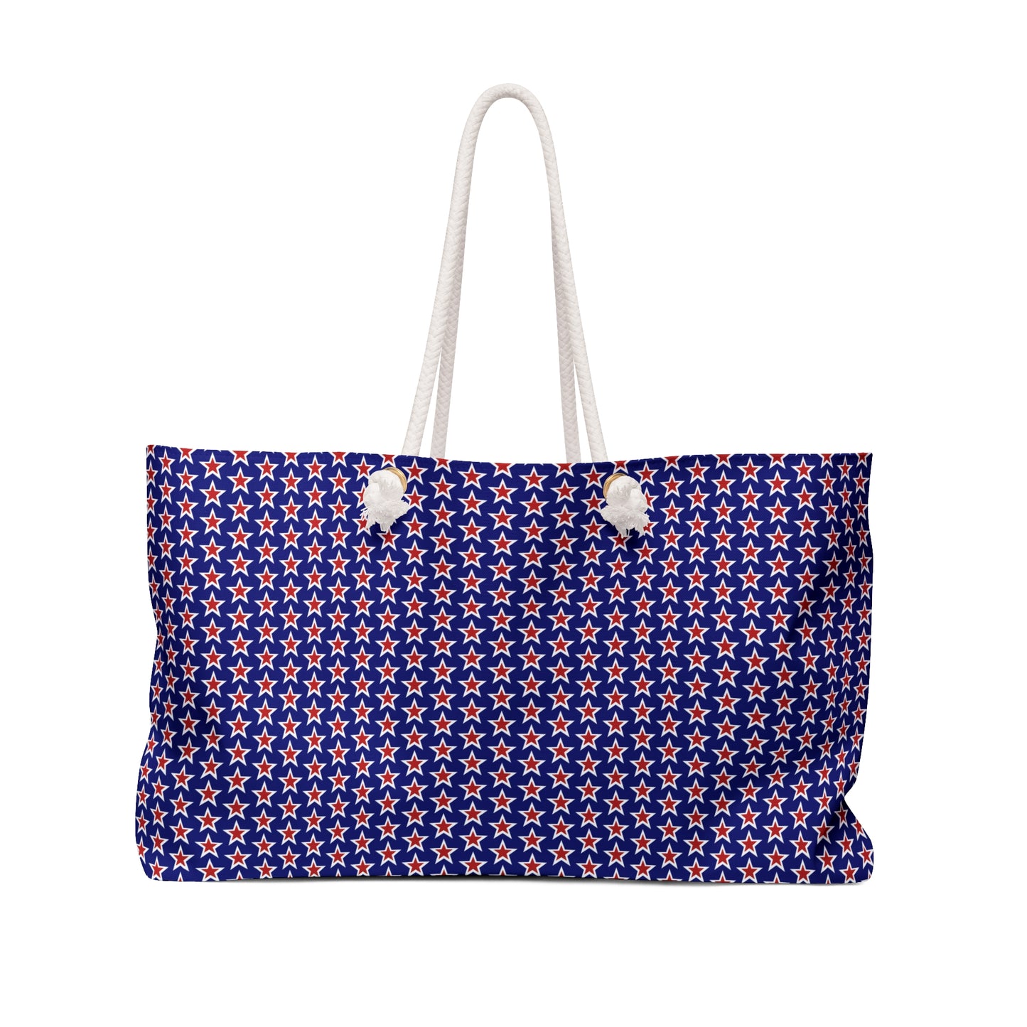 Red White and Blue Stars - Blue - Weekender Bag