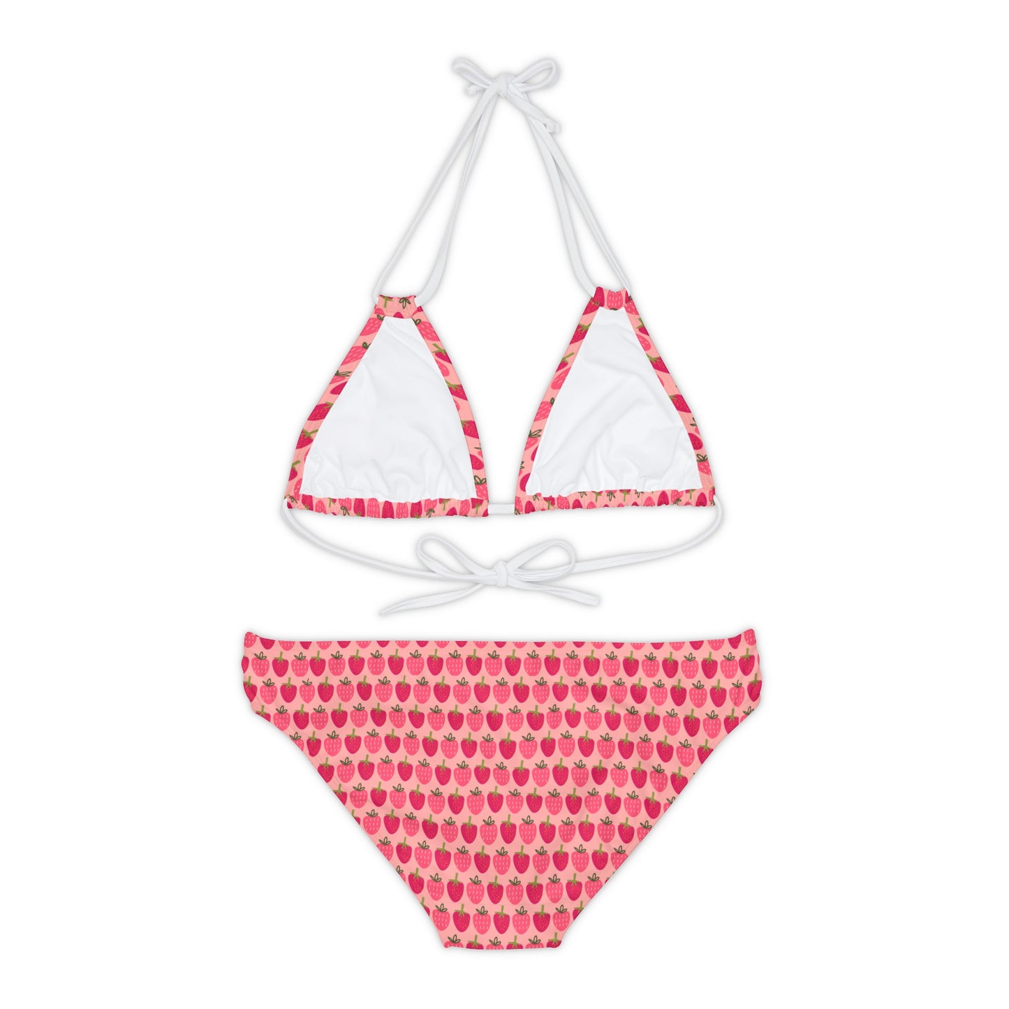 Sweet as a strawberry - Strappy Bikini Set