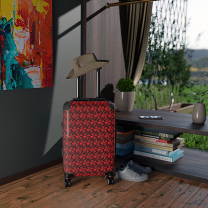 Letter Art - I - Red - Black 000000 - Suitcase