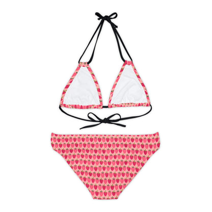 Sweet as a strawberry - Strappy Bikini Set