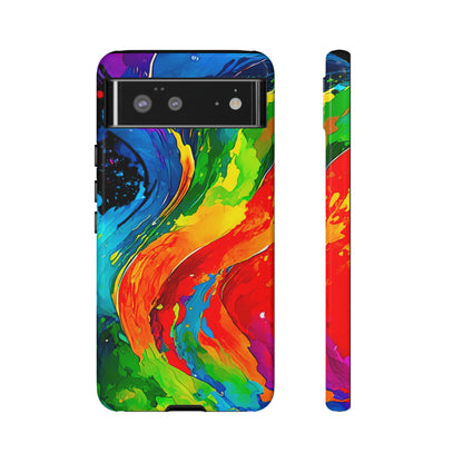 Color Splash - Black 000000 - Tough Cases