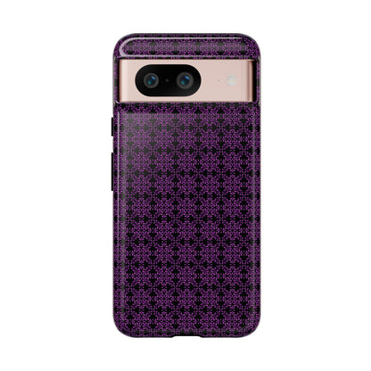 Vibrant Kaleidoscope - Purple - Black - Tough Cases