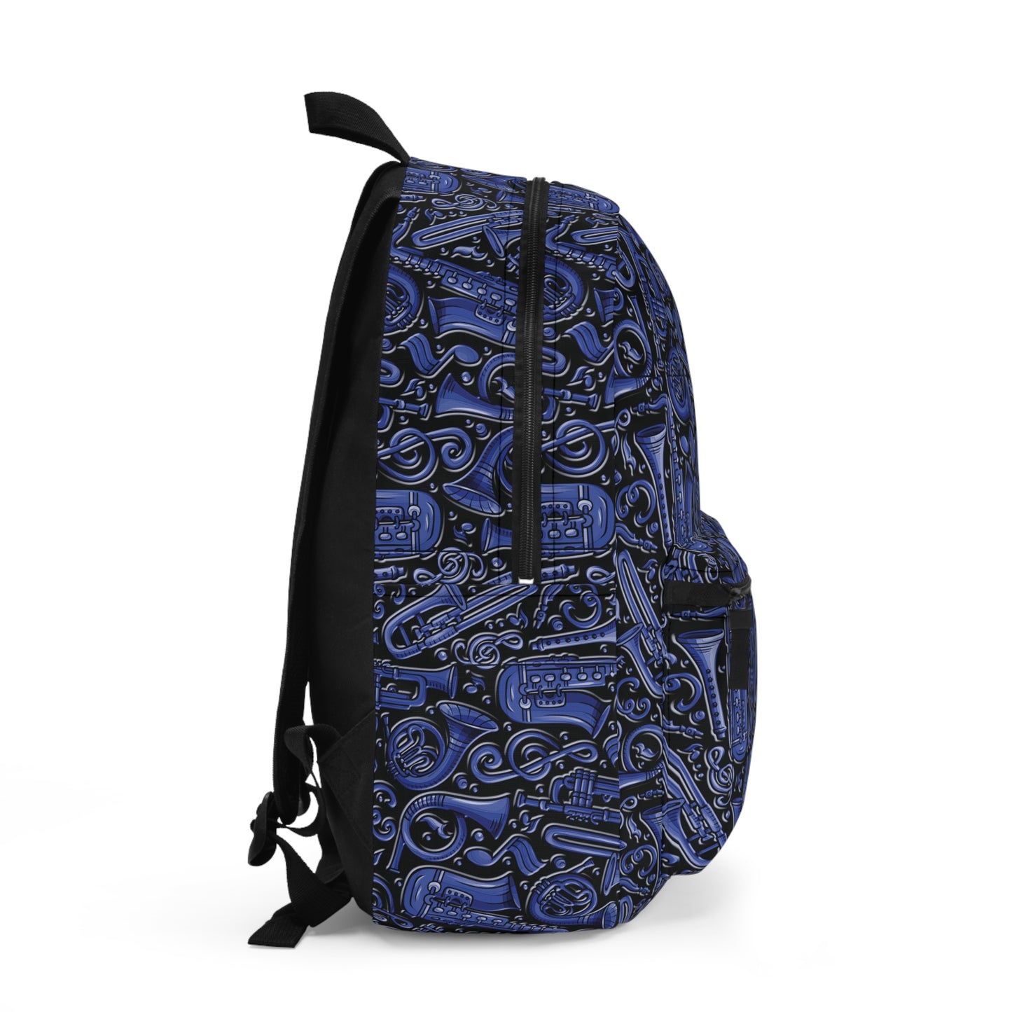 Band Camp - Blue on Black 000000 - Backpack