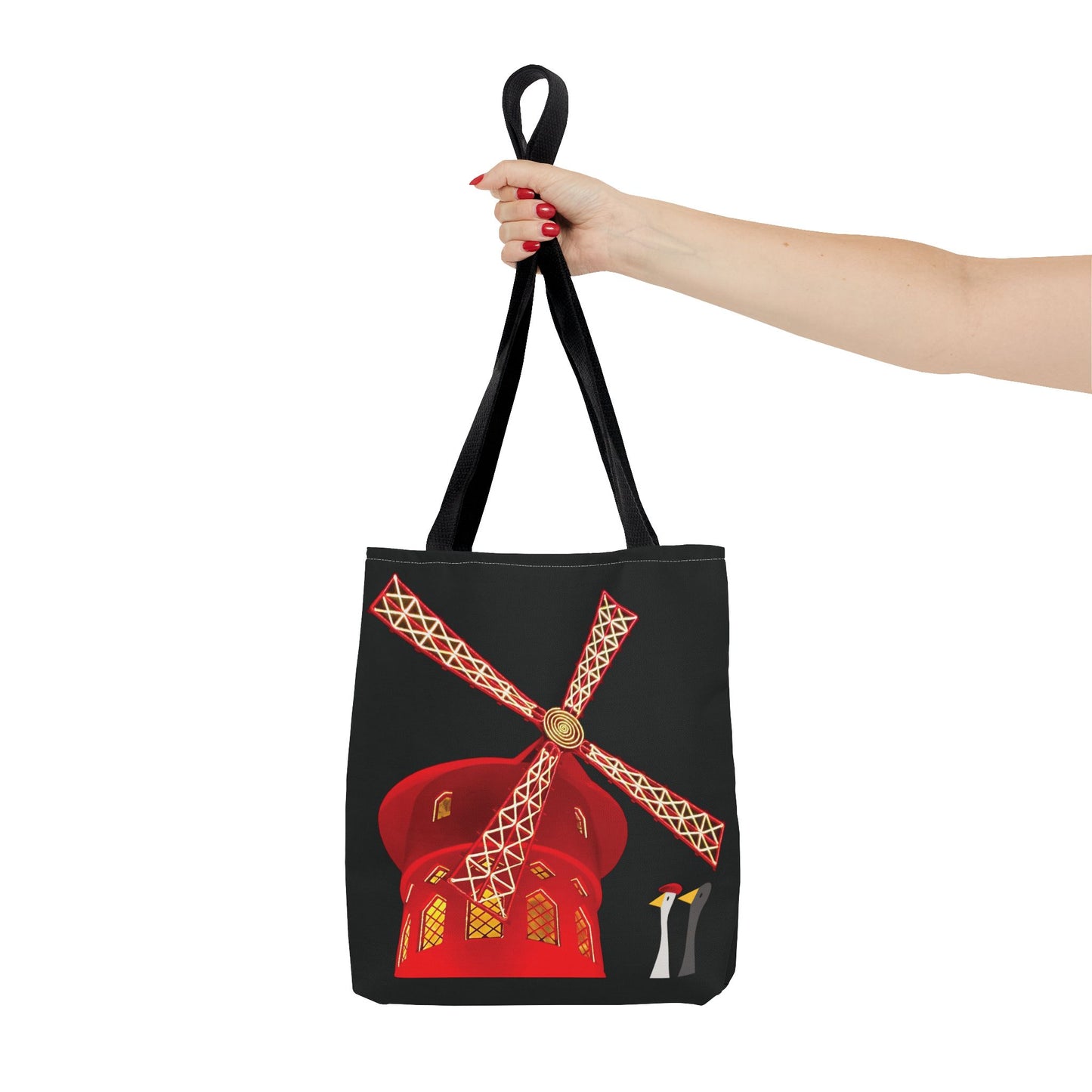 Ducks admiring Moulin Rouge - Tote Bag