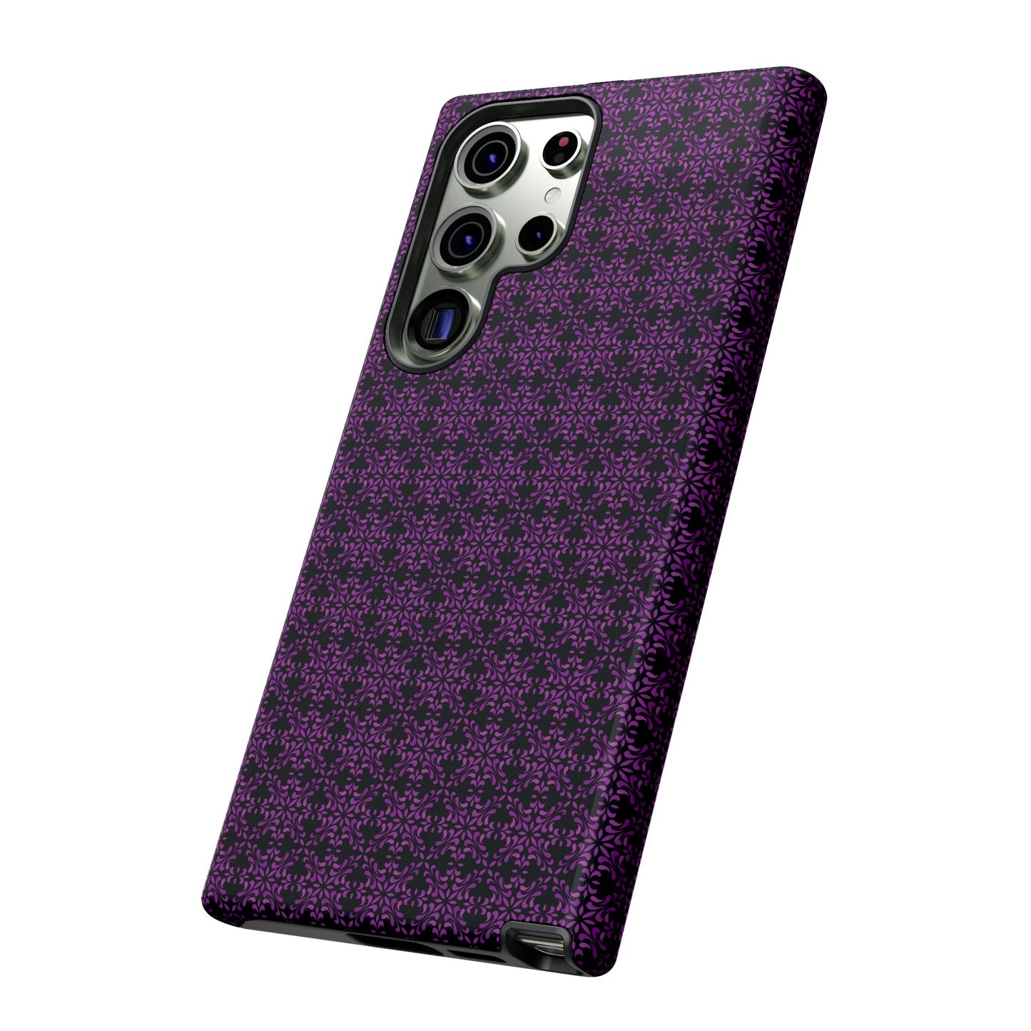 Vibrant Kaleidoscope - Purple - Black - Tough Cases