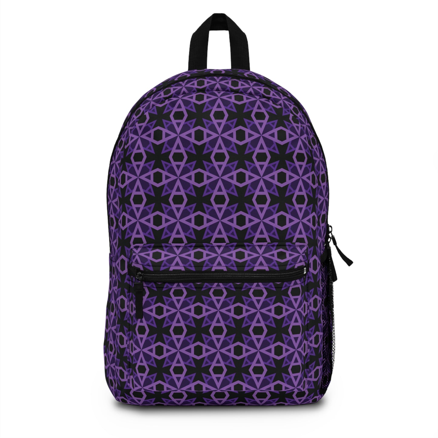 Letter Art - A - Black 000000 - Backpack