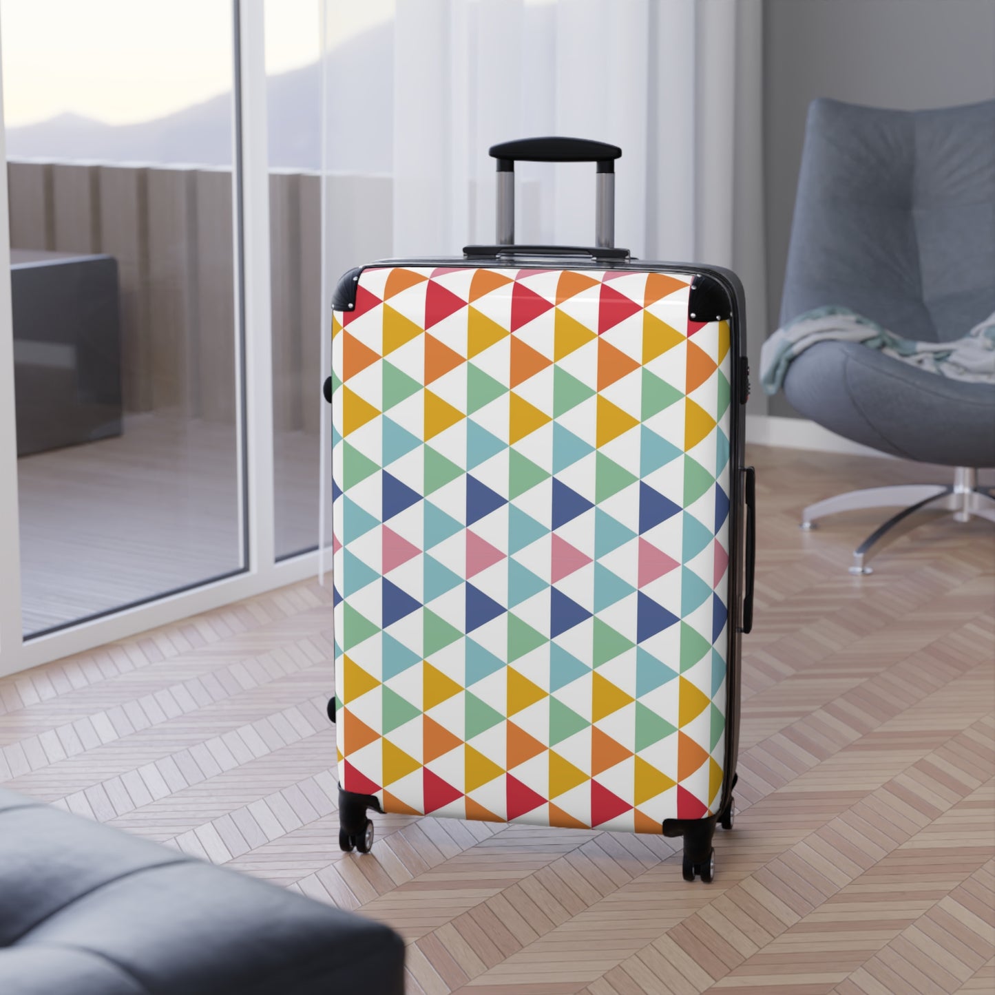 Colorful Triangles - Suitcase