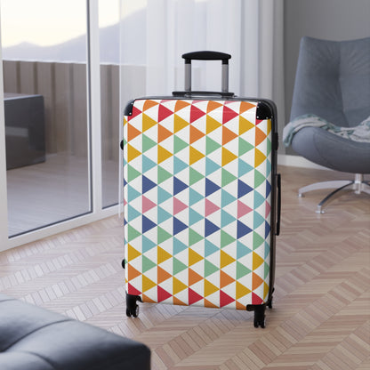 Colorful Triangles - Suitcase