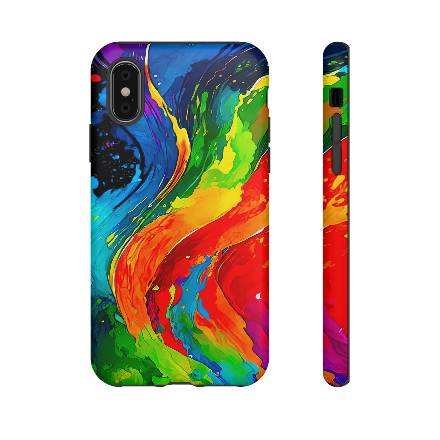 Color Splash - Black 000000 - Tough Cases