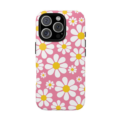 Daisies - Baby Doll Pink F88CAE- Tough Cases