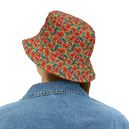 Hibiscus1 - Bucket Hat (AOP)