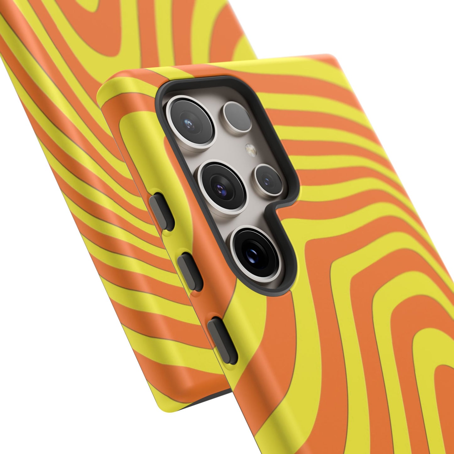 Retro wavy - Yellow and Orange - Tough Cases