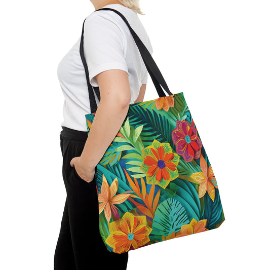 Multiple Tropical Flowers2 - Tote Bag
