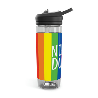 Nifty Ducks Co. Logo2 - Pride colors - CamelBak Eddy®  Water Bottle, 20oz - 25oz