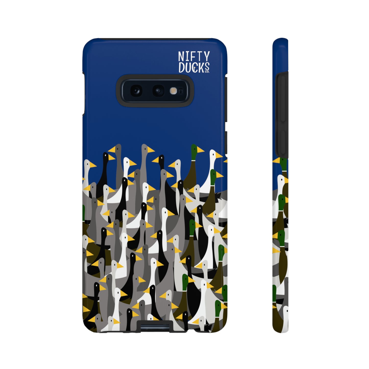 That is a LOT of ducks - Logo - Blue 003377 - Tough Cases