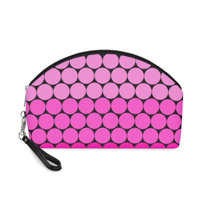 Variations on a Pink Rose - black 000000 - Makeup Bag