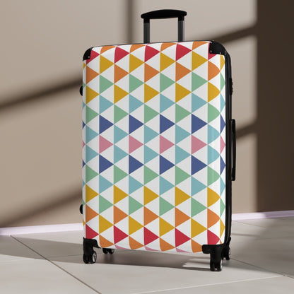 Colorful Triangles - Suitcase