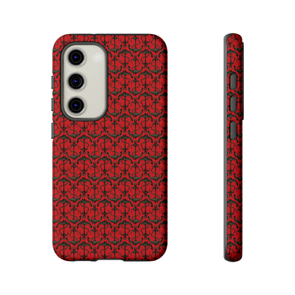 Anchors Away - Black Gray - Scarlet de0000 - Tough Cases