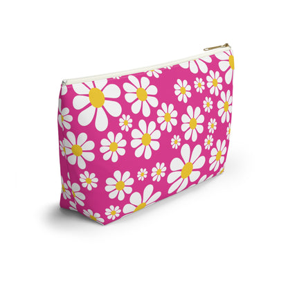 Ducks in Daisies - Mean Girls Lipstick ff00a8 - Accessory Pouch w T-bottom