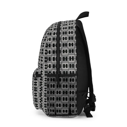 Letter Art - E - Black 000000 - Backpack