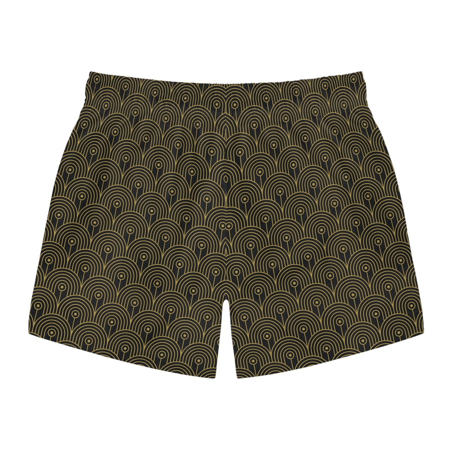 Art Deco 10 - Black 000000 - Swim Trunks