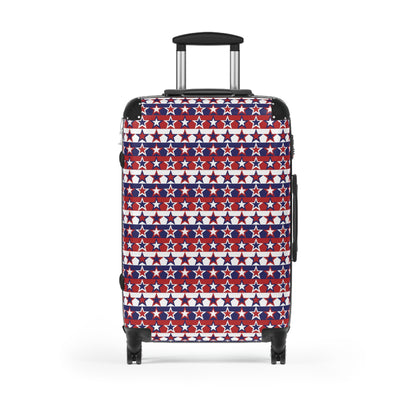 Red White and Blue Stars - Stripes - Suitcase