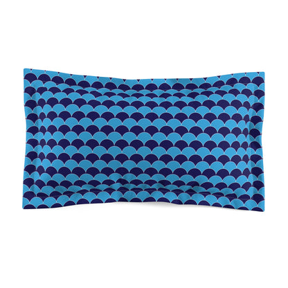 Blue Fans - Microfiber Pillow Sham