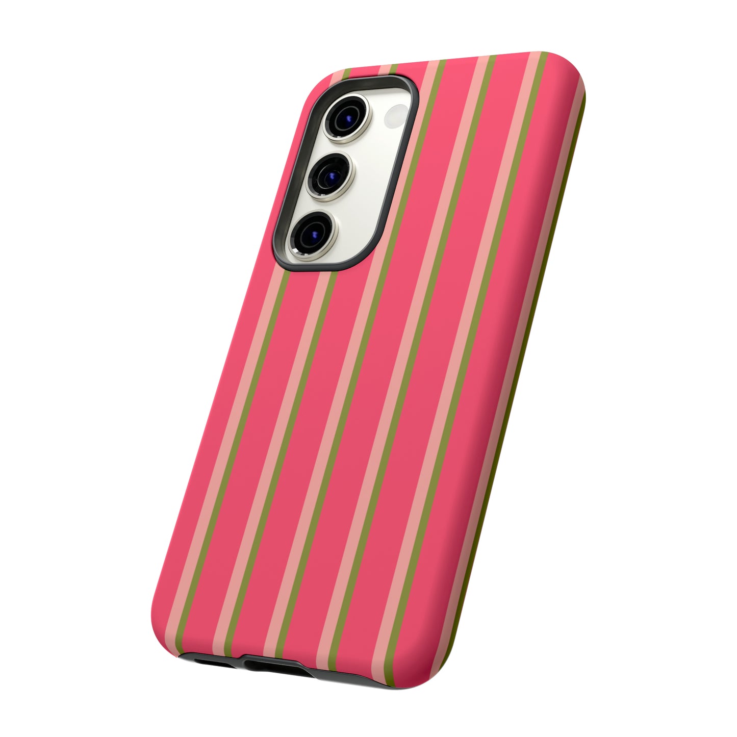 Pink and green stripes - Tough Cases