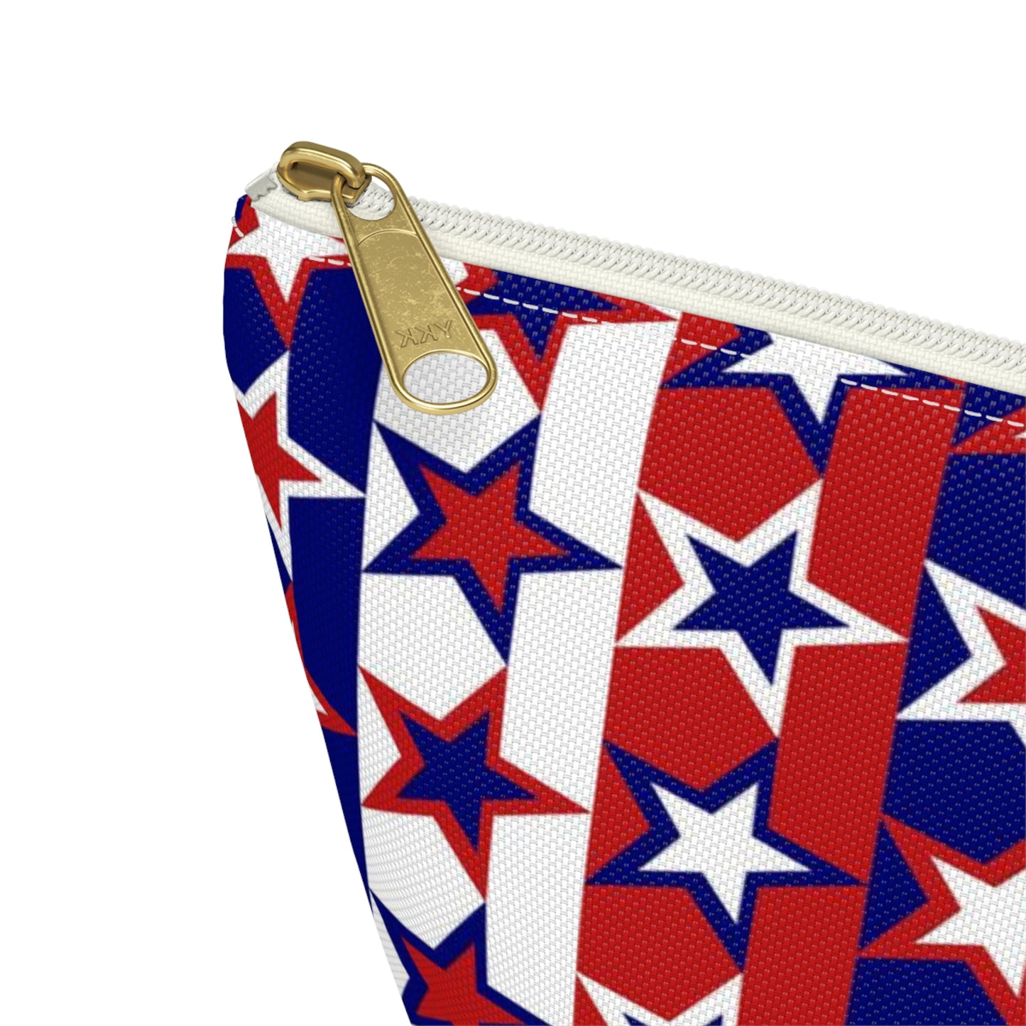 Red White and Blue Stars - Stripes - Accessory Pouch w T-bottom