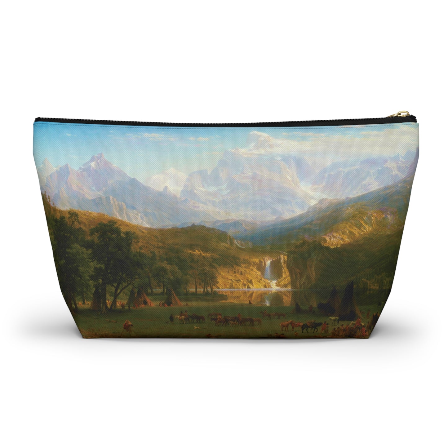 Albert Bierstadt - The Rocky Mountains - Lander's Peak - Accessory Pouch w T-bottom