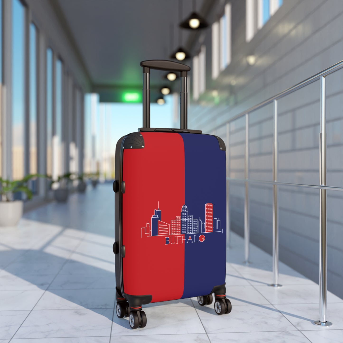 Buffalo - Red White and Blue City series - Suitcase