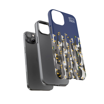 That is a LOT of ducks - Logo - Blue 003377 - Tough Cases