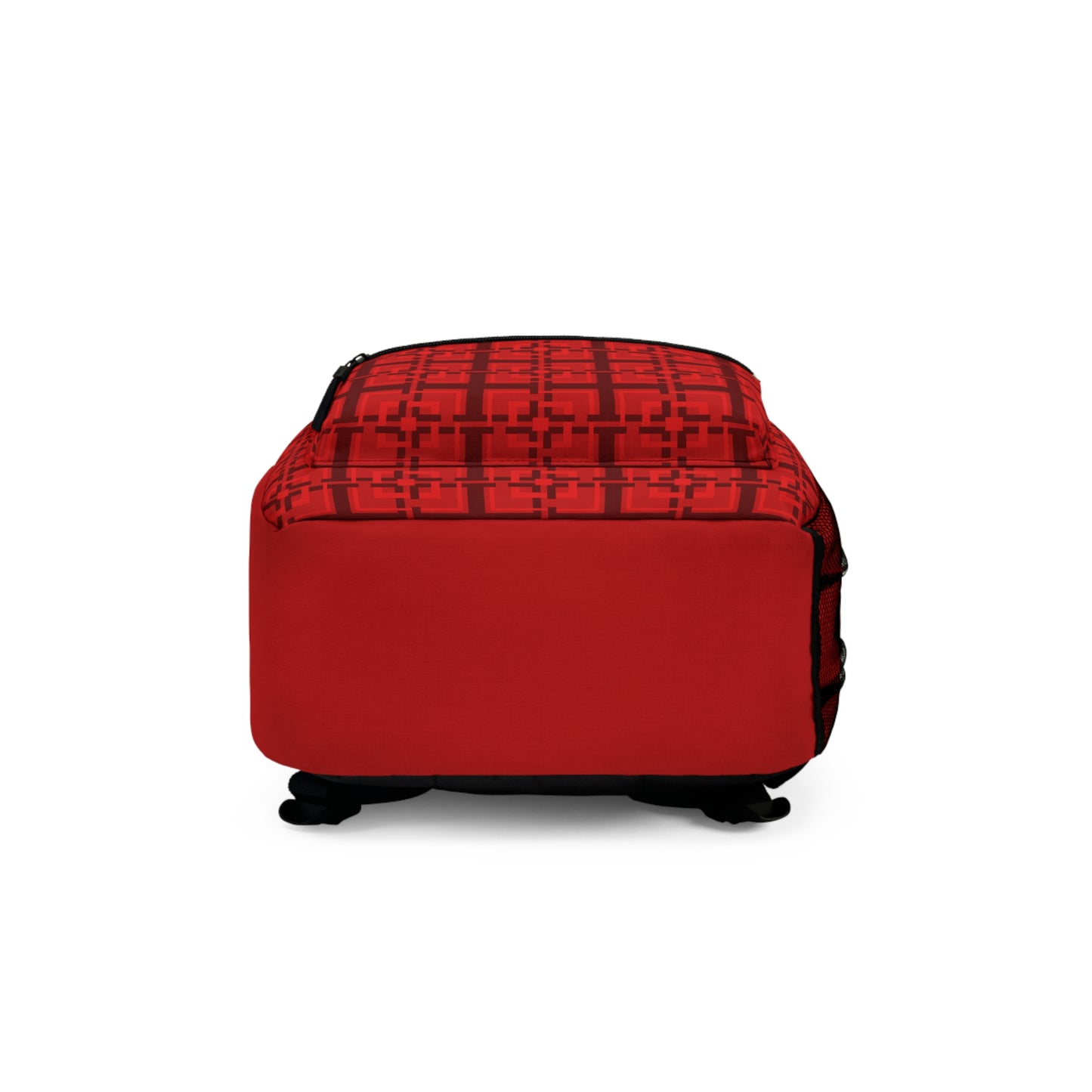 Intersecting Squares - Red - Backpack